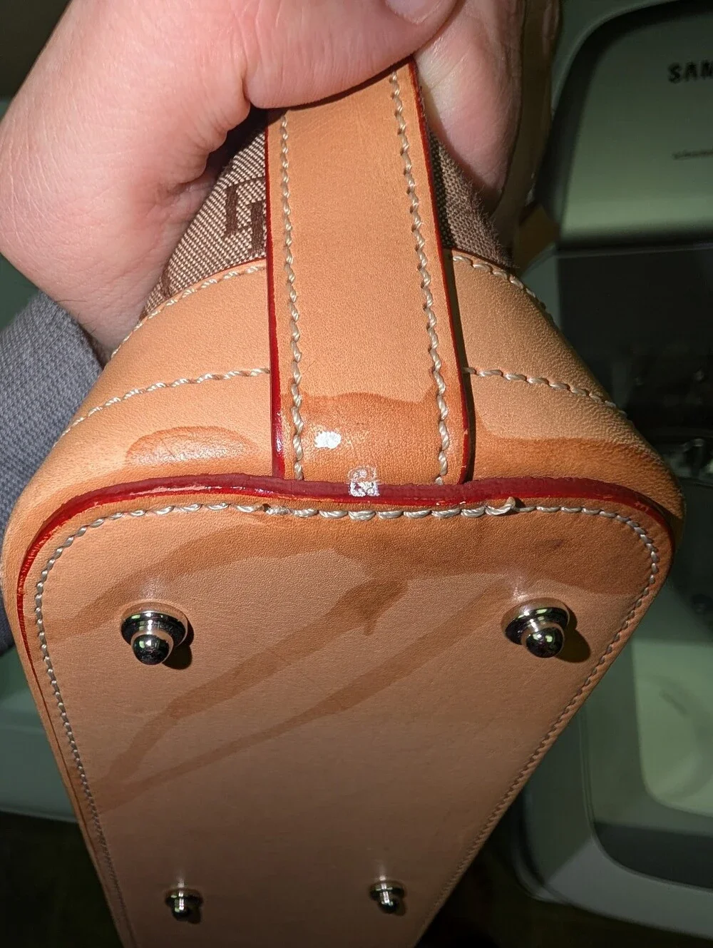 Dooney and Bourke tan tote purse